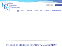 Tablet Screenshot of hcmanagement.org